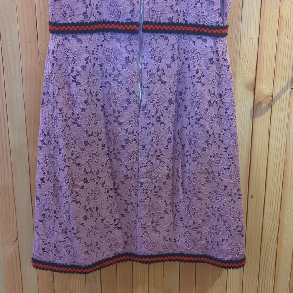 Gucci Purple Lace Shift Dress - Picture 3 of 8